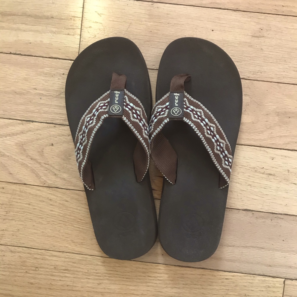 Brown Women’s Reef Flip Flops 10